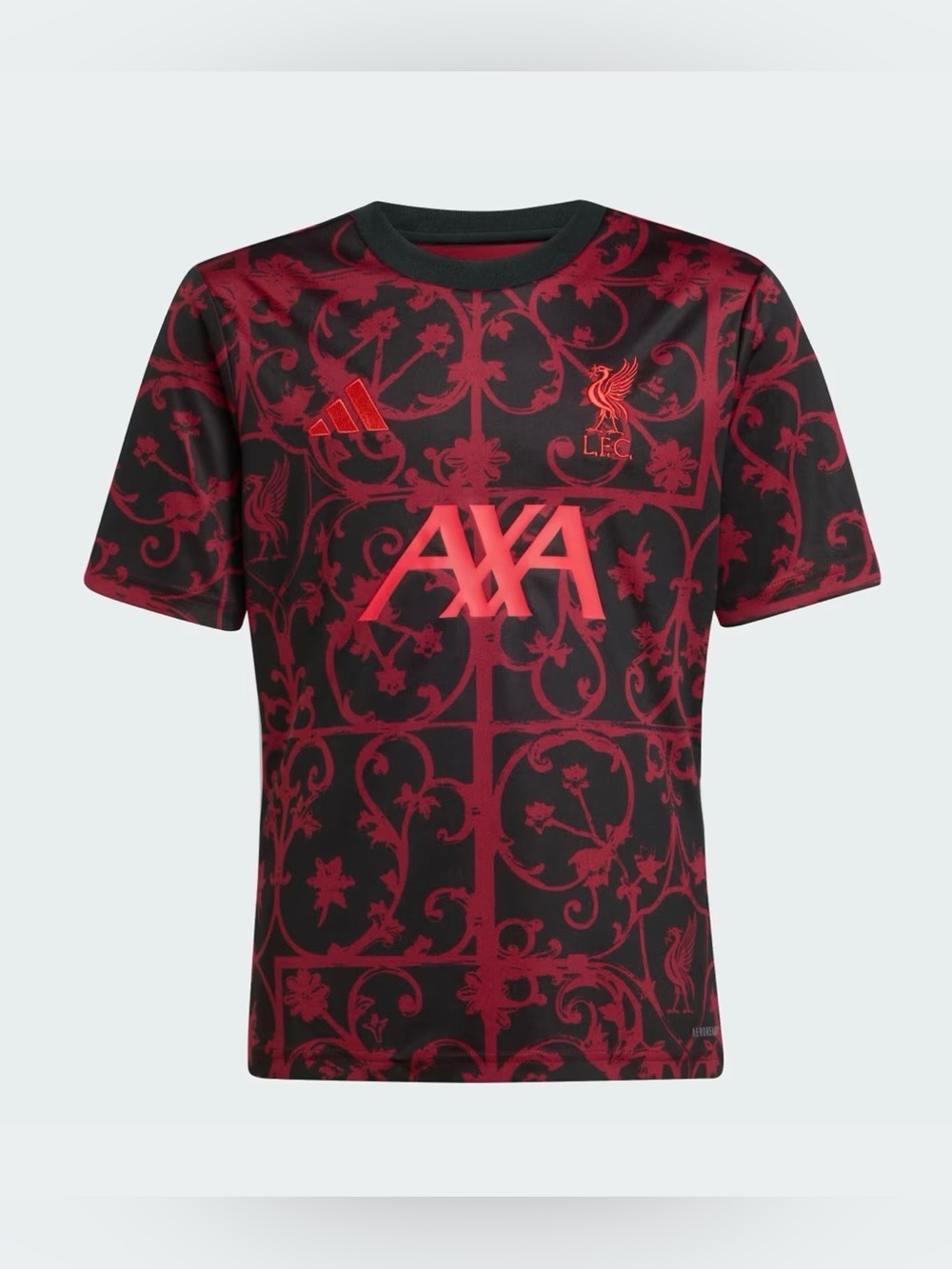 Adidas [L] Liverpool FC 2025/26       Pre-Match Kids Jersey Pure Ruby JV9015